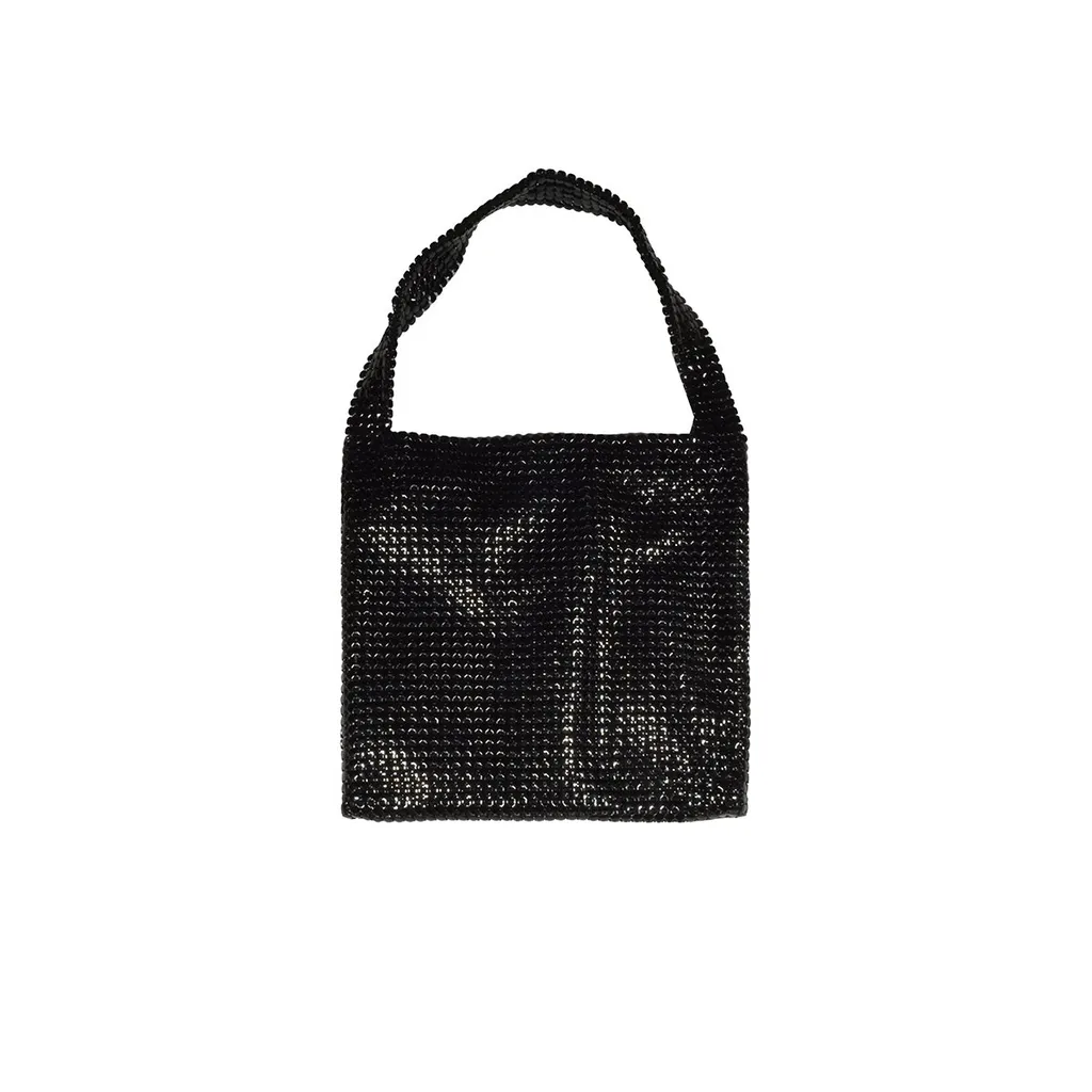 Paco Rabanne Pixel Mesh Embellished Shoulder Bag