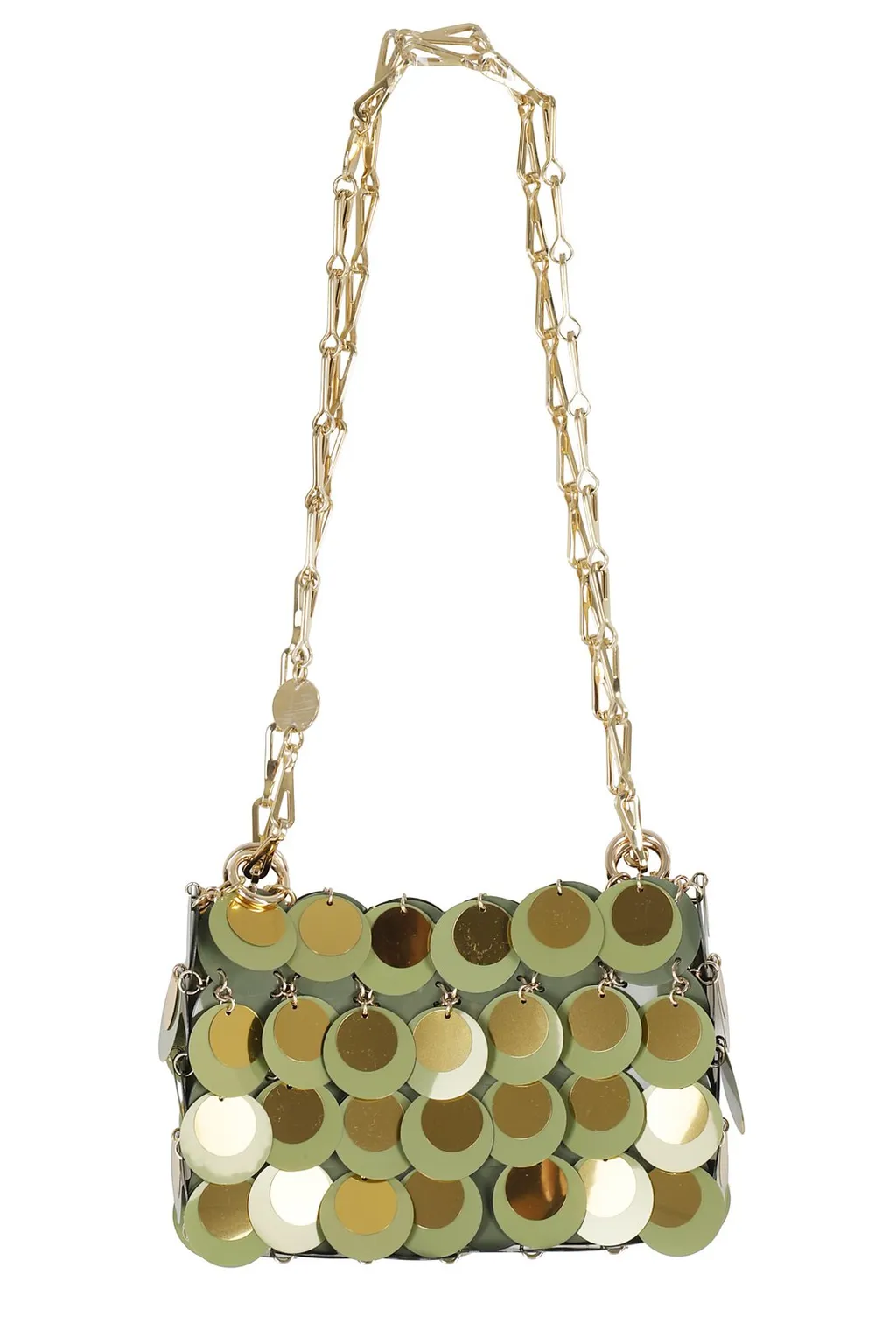 Paco Rabanne Sparkle Sequin-Embellished Nano Shoulder Bag