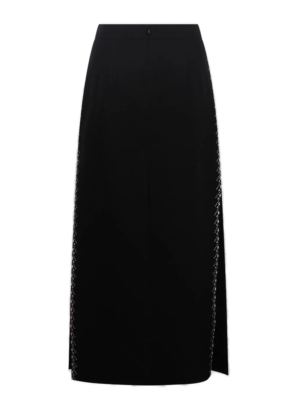 Paco Rabanne Side Slit Embellished Midi Skirt