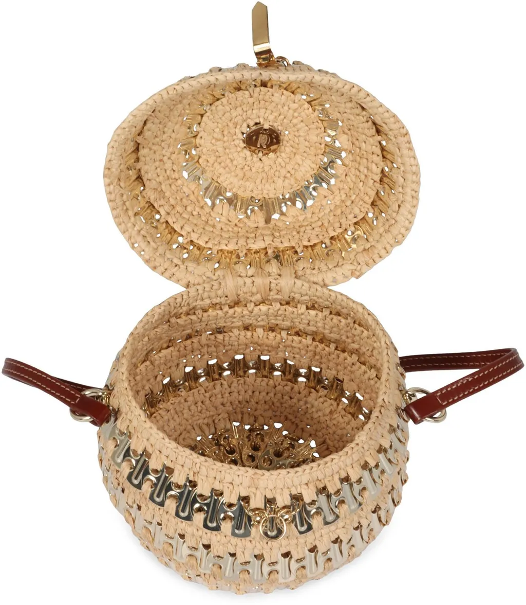 Paco Rabanne Woven Embellished Crossbosy Bag