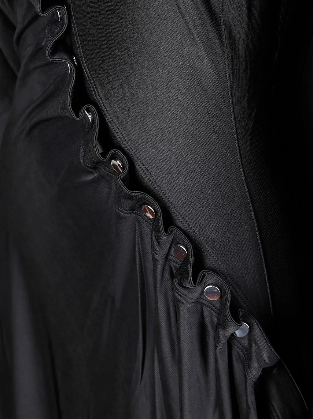 Paco Rabanne Long Sleeve Buttoned Dress