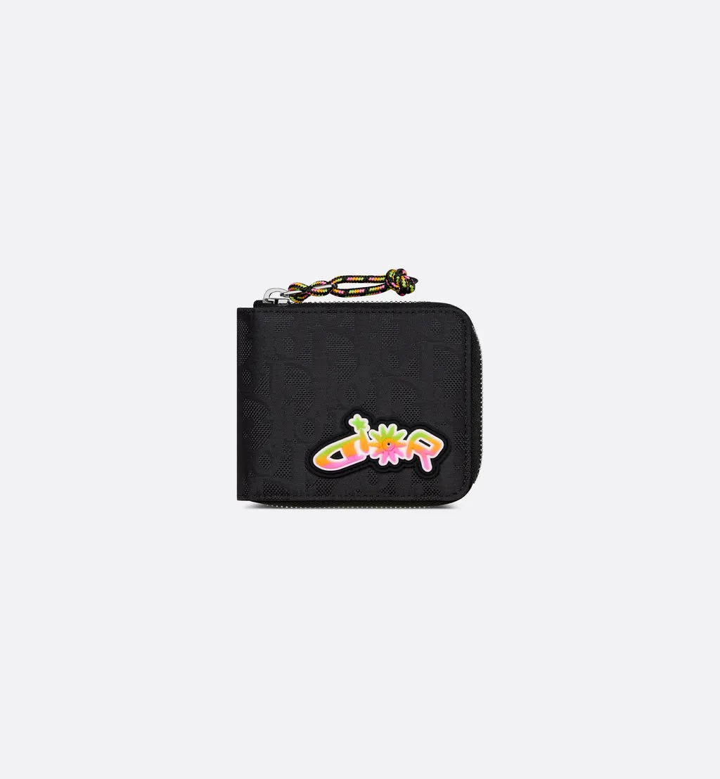Dior And Lewis Hamilton Zipped Wallet