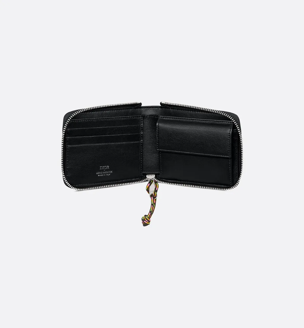 Dior And Lewis Hamilton Zipped Wallet