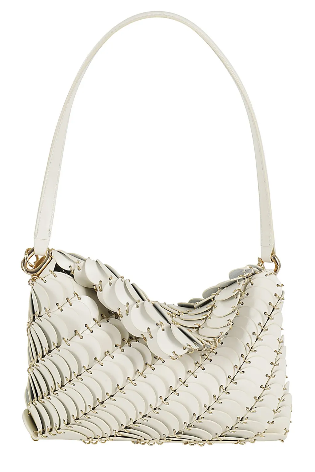 Paco Rabanne All-Over Embellished Shoulder Bag
