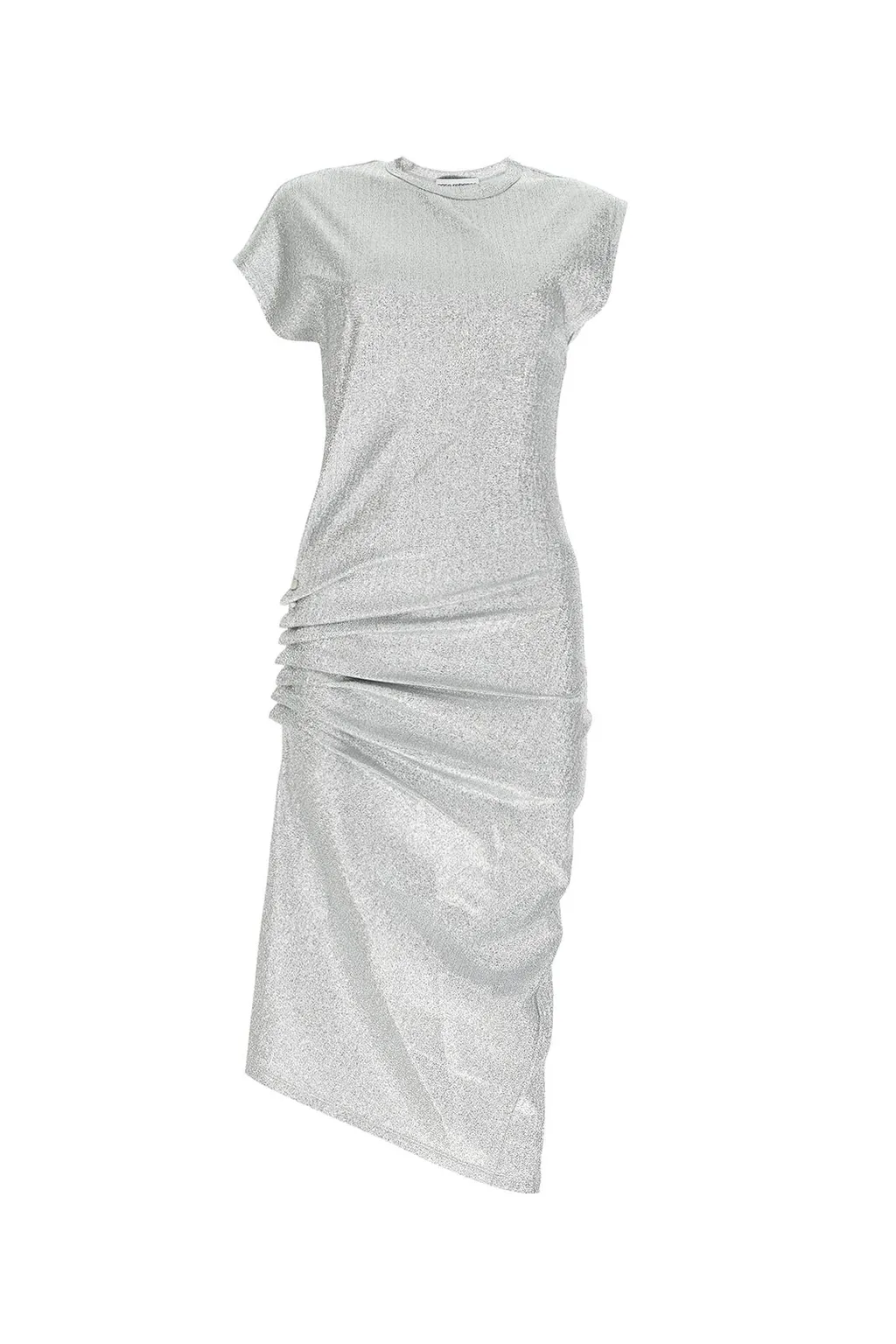 Paco Rabanne Gathered Midi Dress