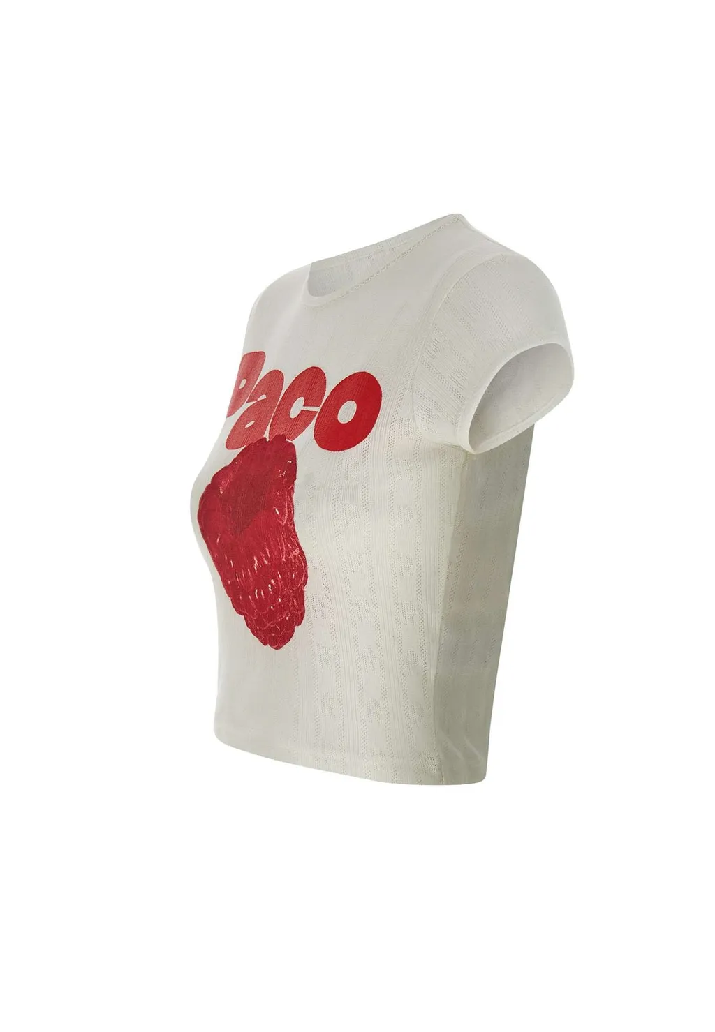 Paco Rabanne Printed Cap Sleeves T-Shirt