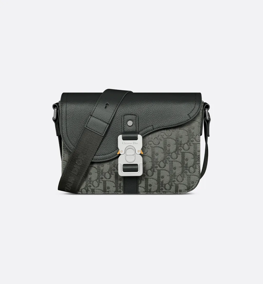 Small Saddle Messenger Bag With Flap