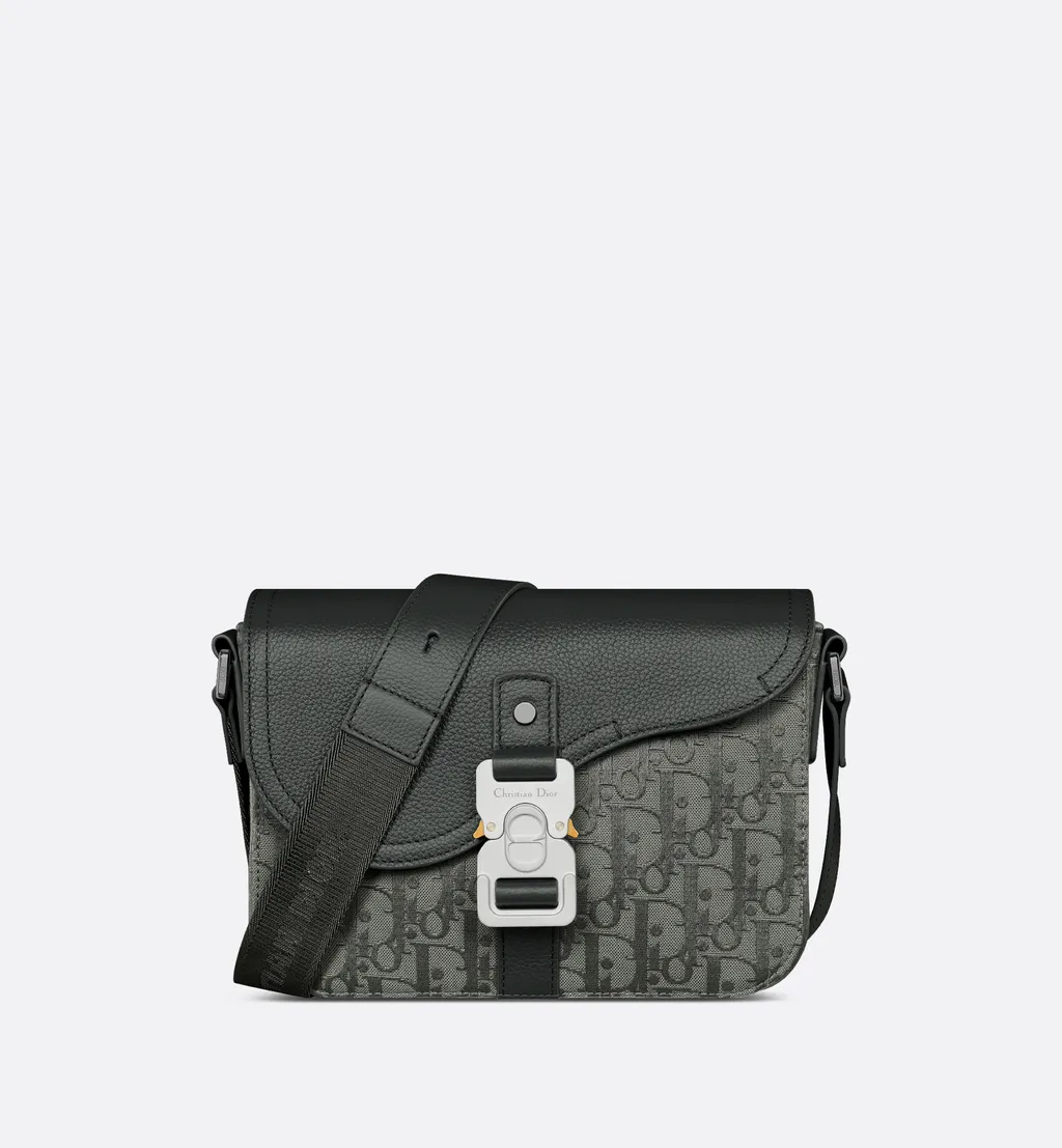 Small Saddle Messenger Bag With Flap