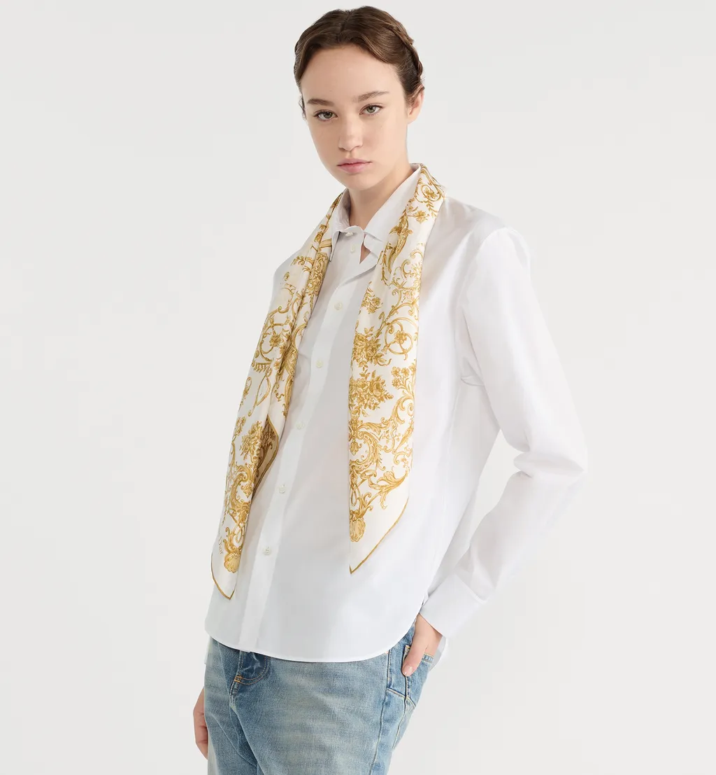 Dioresque Butterfly 90 Square Scarf