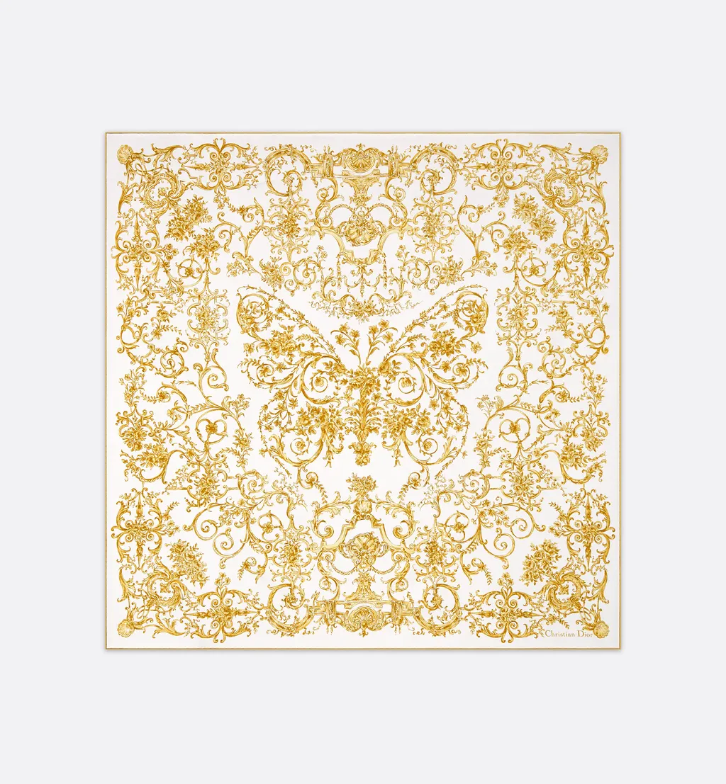 Dioresque Butterfly 90 Square Scarf
