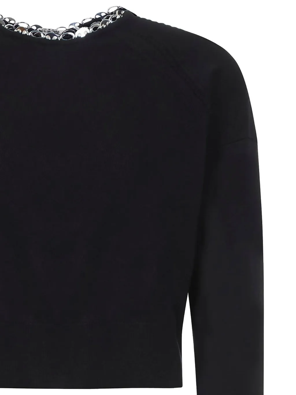 Paco Rabanne Chain Detailed Crewneck Sweater