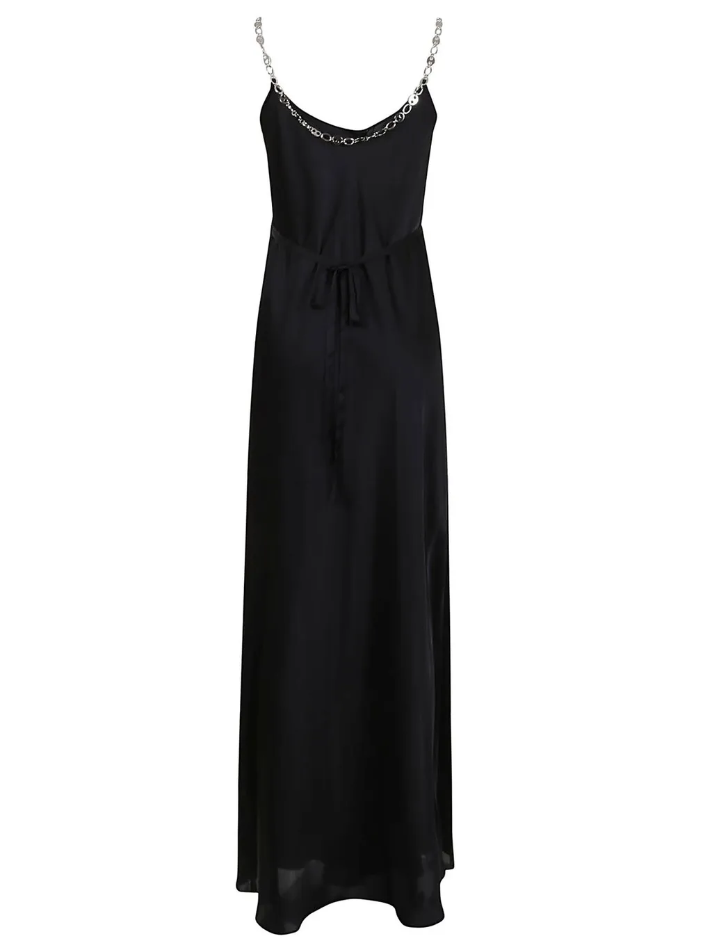 Paco Rabanne Chain-Link Belted Dress