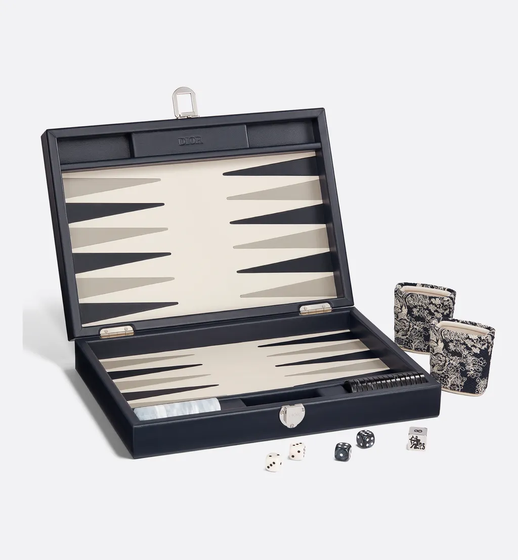 Large Embroidered Backgammon