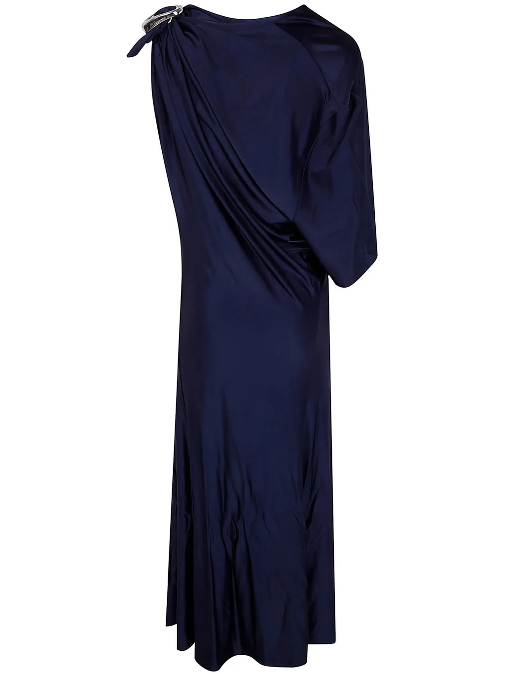 Paco Rabanne Jersey Asymmetrical Long Dress