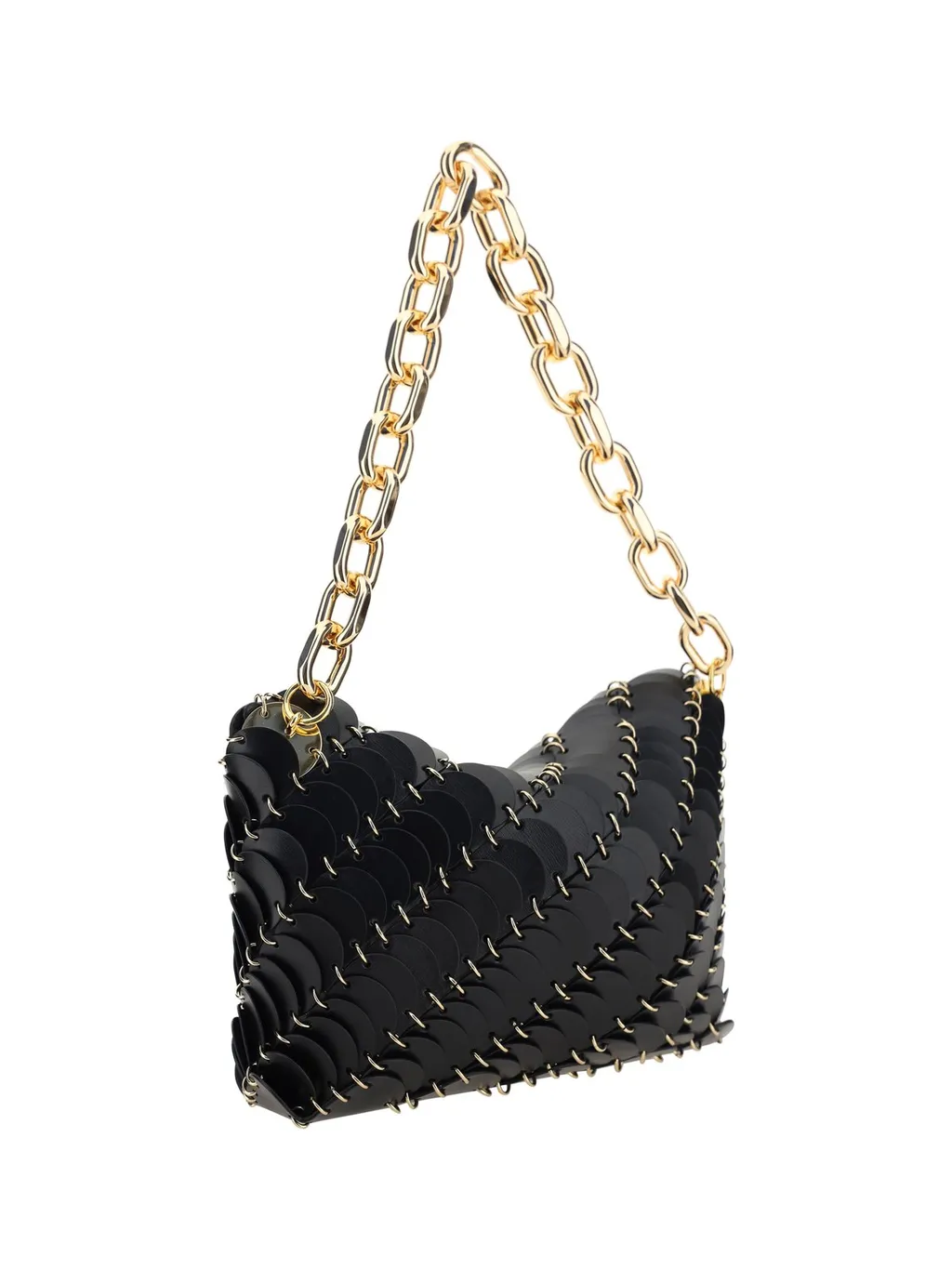 Paco Rabanne Panelled Chain-Link Shoulder Bag