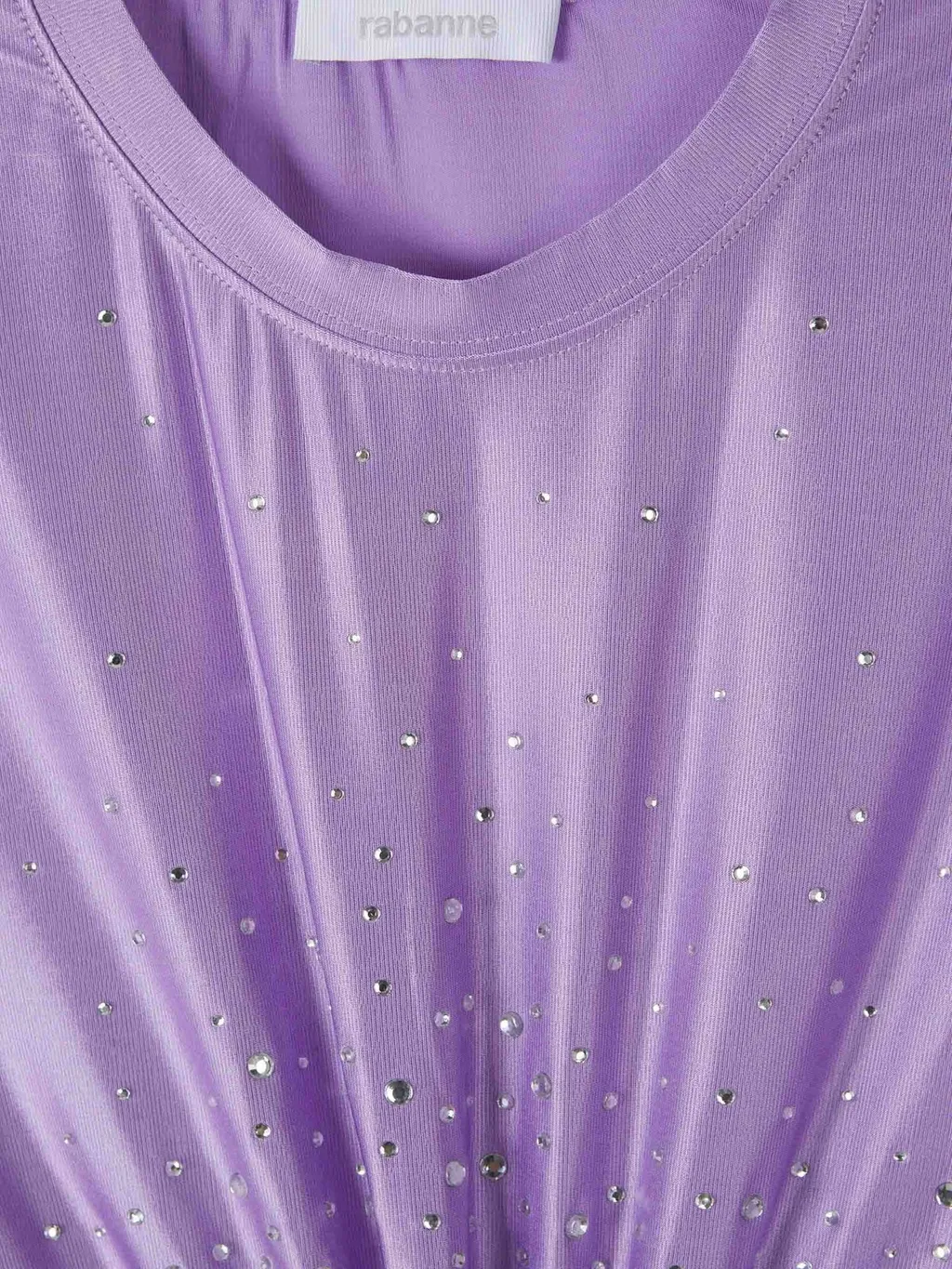 Paco Rabanne Piercing Embellished Cropped T-Shirt