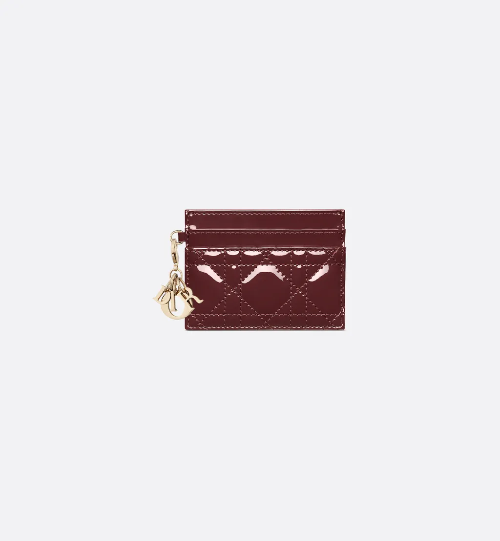 Lady Dior Freesia Card Holder