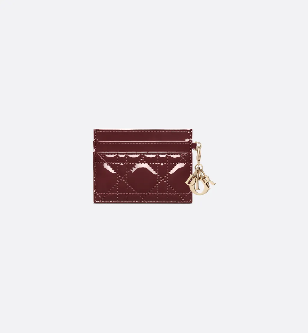 Lady Dior Freesia Card Holder