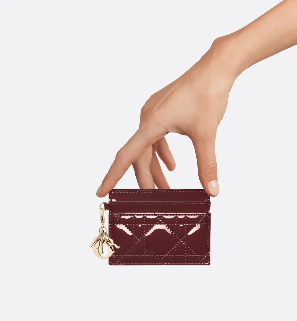 Lady Dior Freesia Card Holder