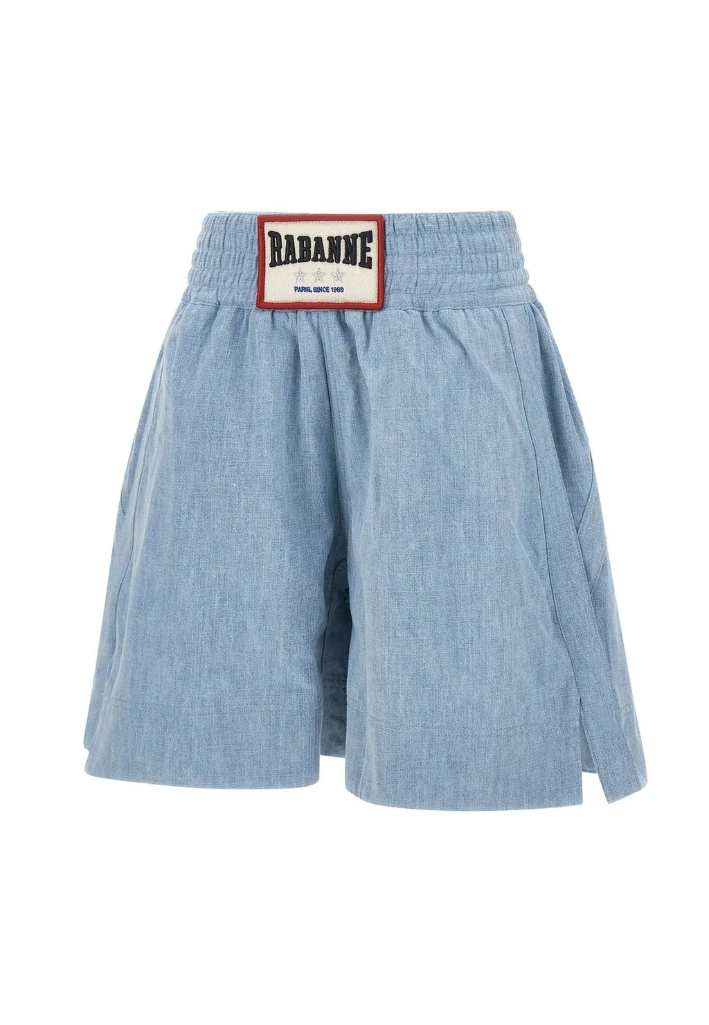 Paco Rabanne Denim Bermuda Shorts