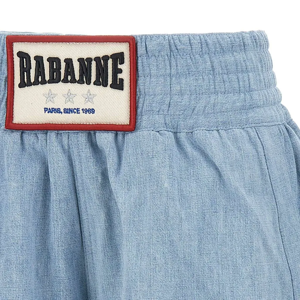 Paco Rabanne Denim Bermuda Shorts