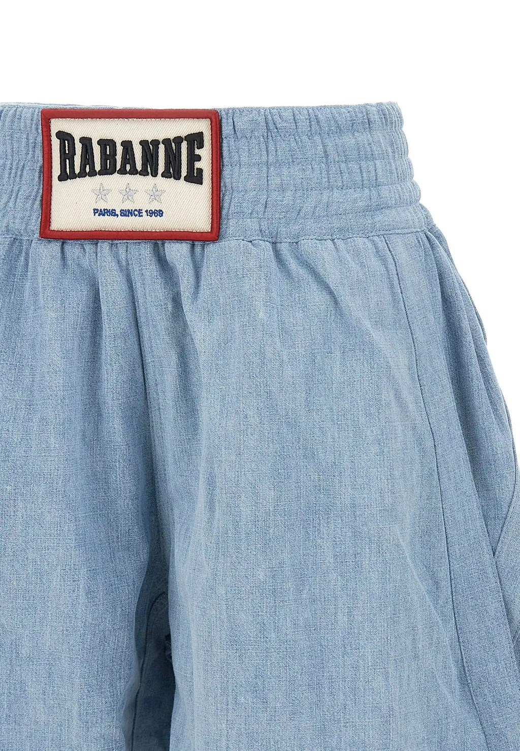 Paco Rabanne Denim Bermuda Shorts