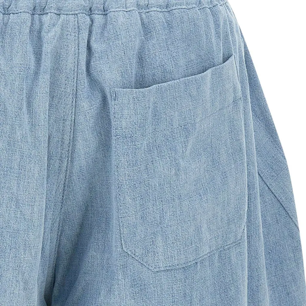 Paco Rabanne Denim Bermuda Shorts