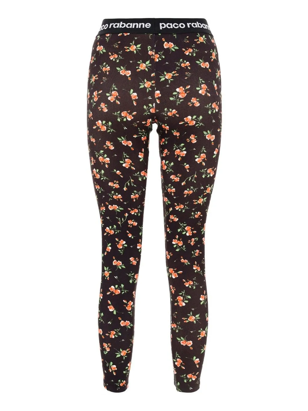 Paco Rabanne Floral Printed Leggings