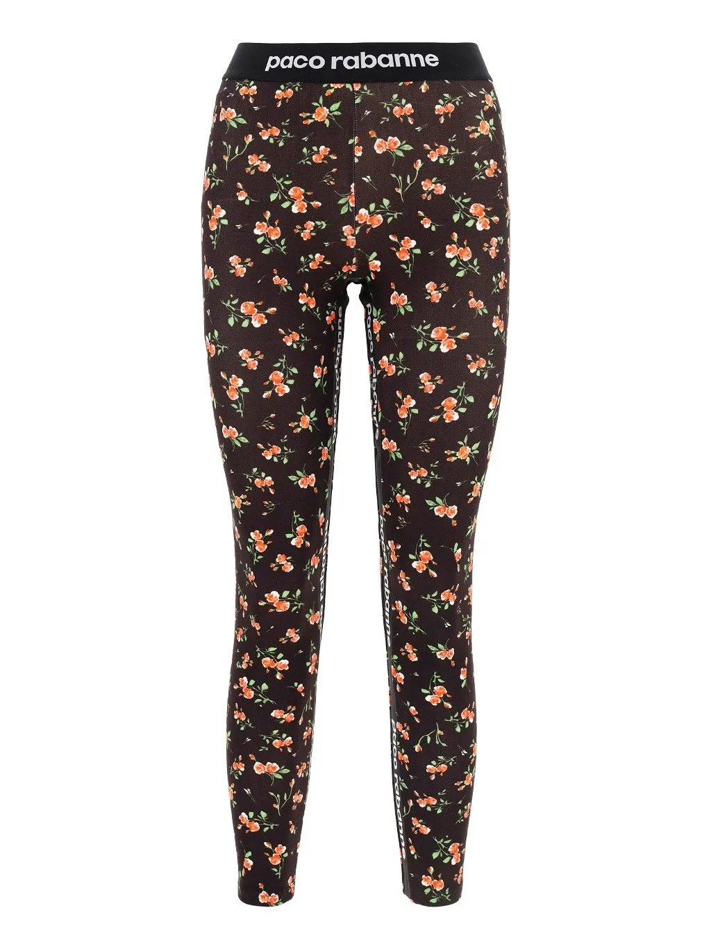 Paco Rabanne Floral Printed Leggings