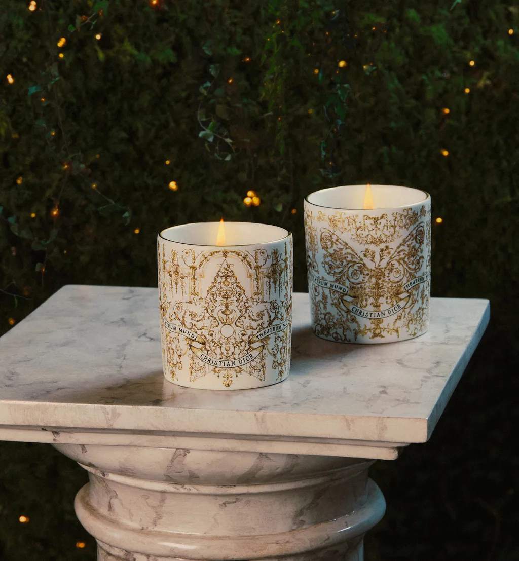 Set Of Two Scented Mini Candles: Sapin CyprÈS And Griotte Gingembre