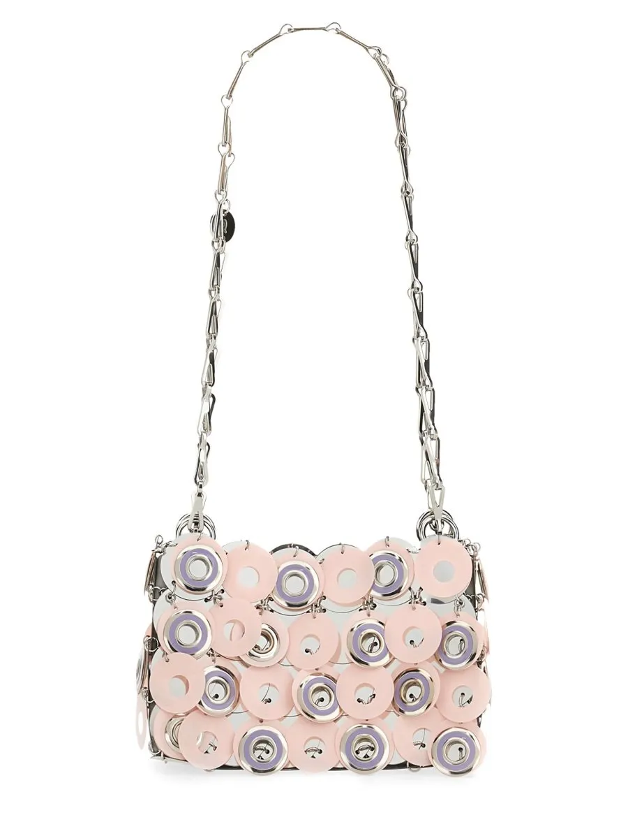 Paco Rabanne Sparkle Discs Chain-Linked Shoulder Bag