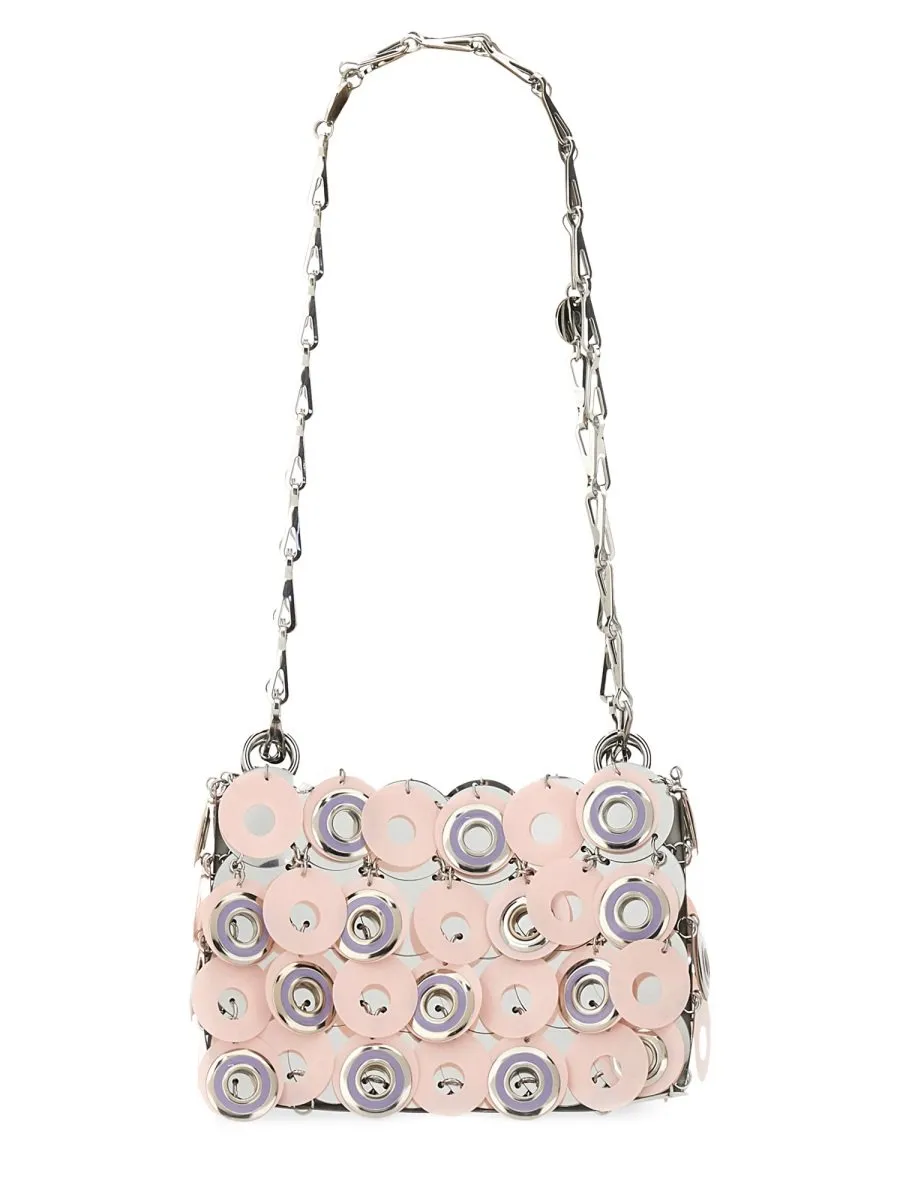 Paco Rabanne Sparkle Discs Chain-Linked Shoulder Bag