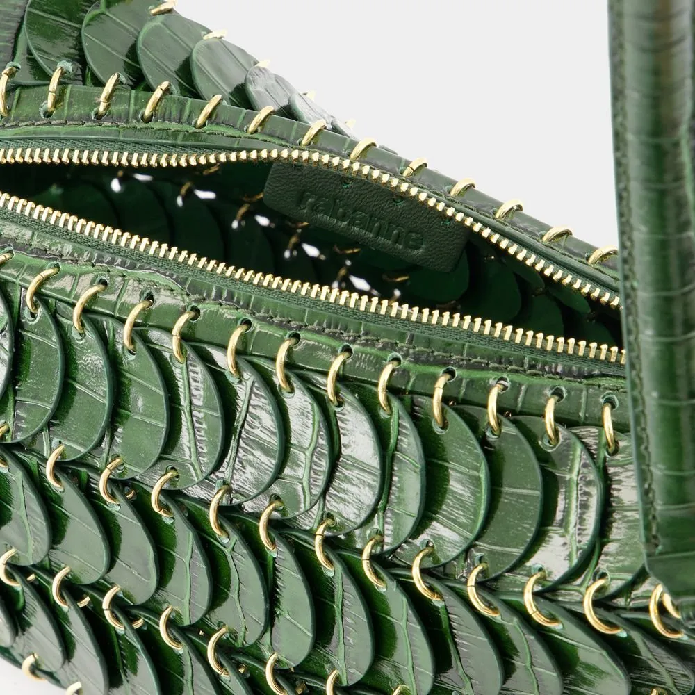 Paco Rabanne Discs Detailed Embossed Crossbody Bag