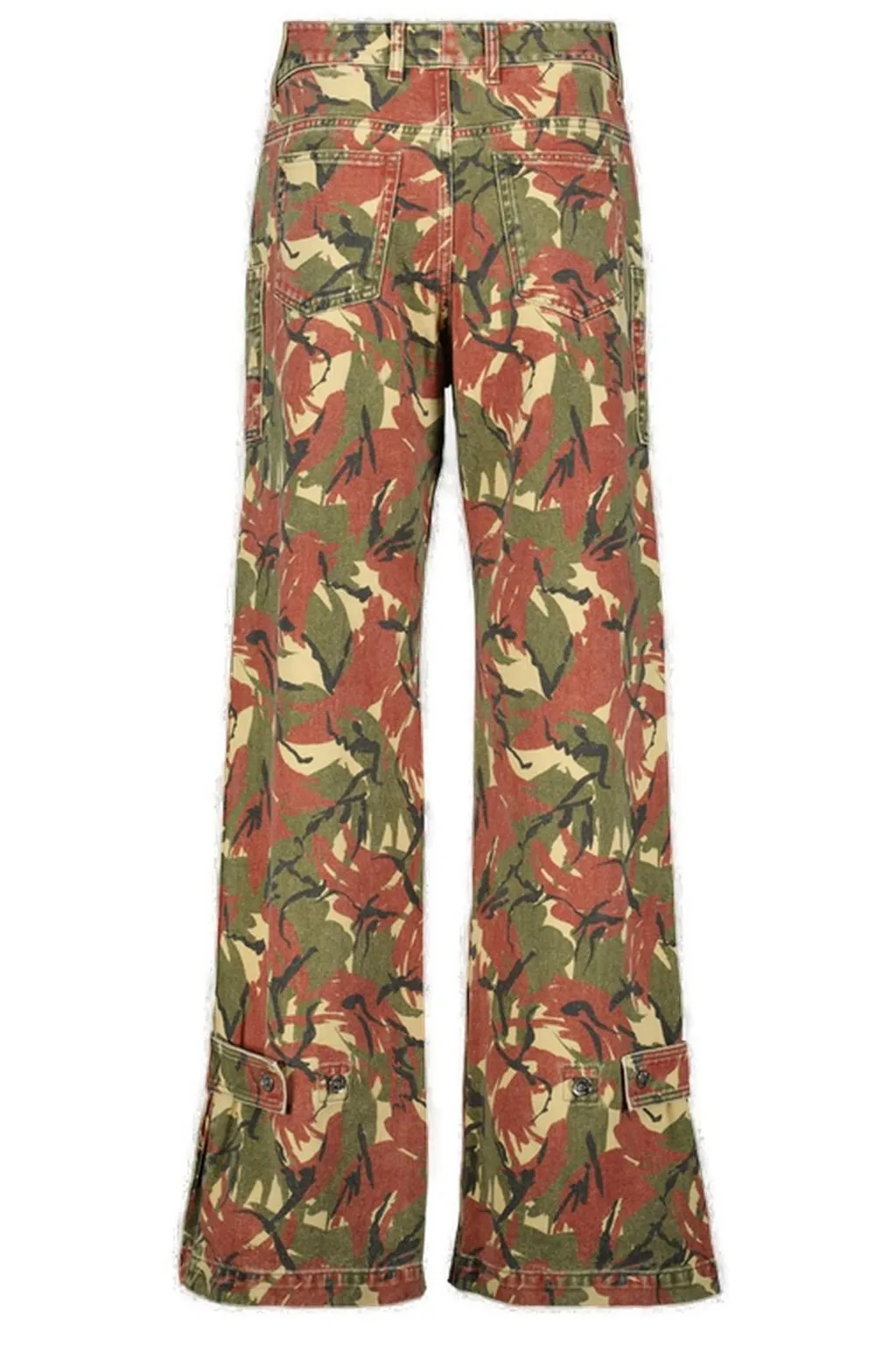 Paco Rabanne Camouflage-Print Washed Effect Jeans