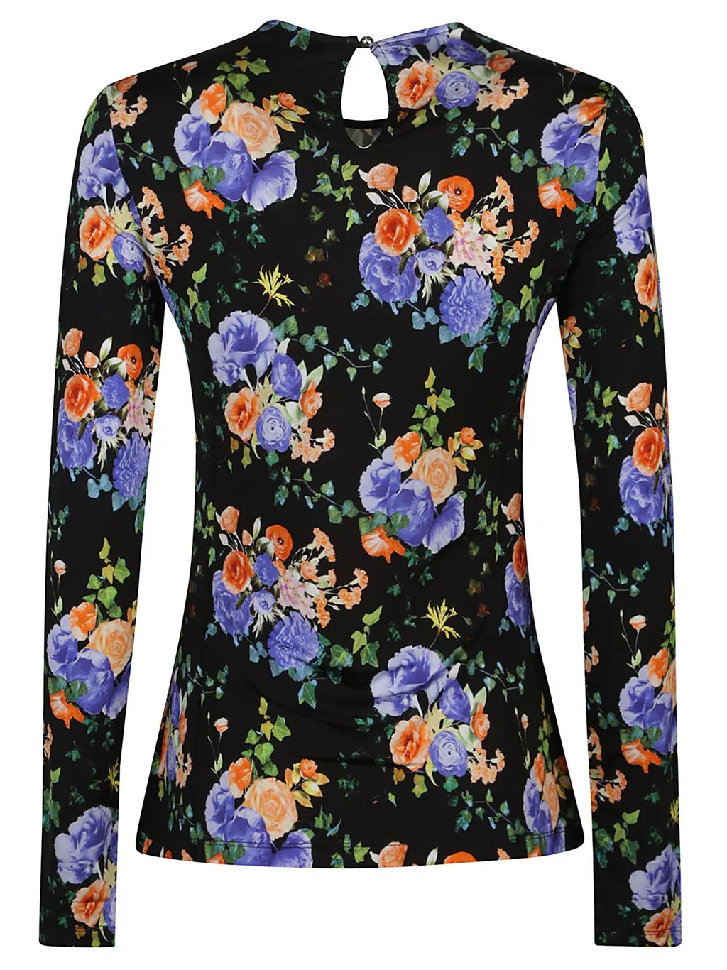 Paco Rabanne Floral Print Jersey Top