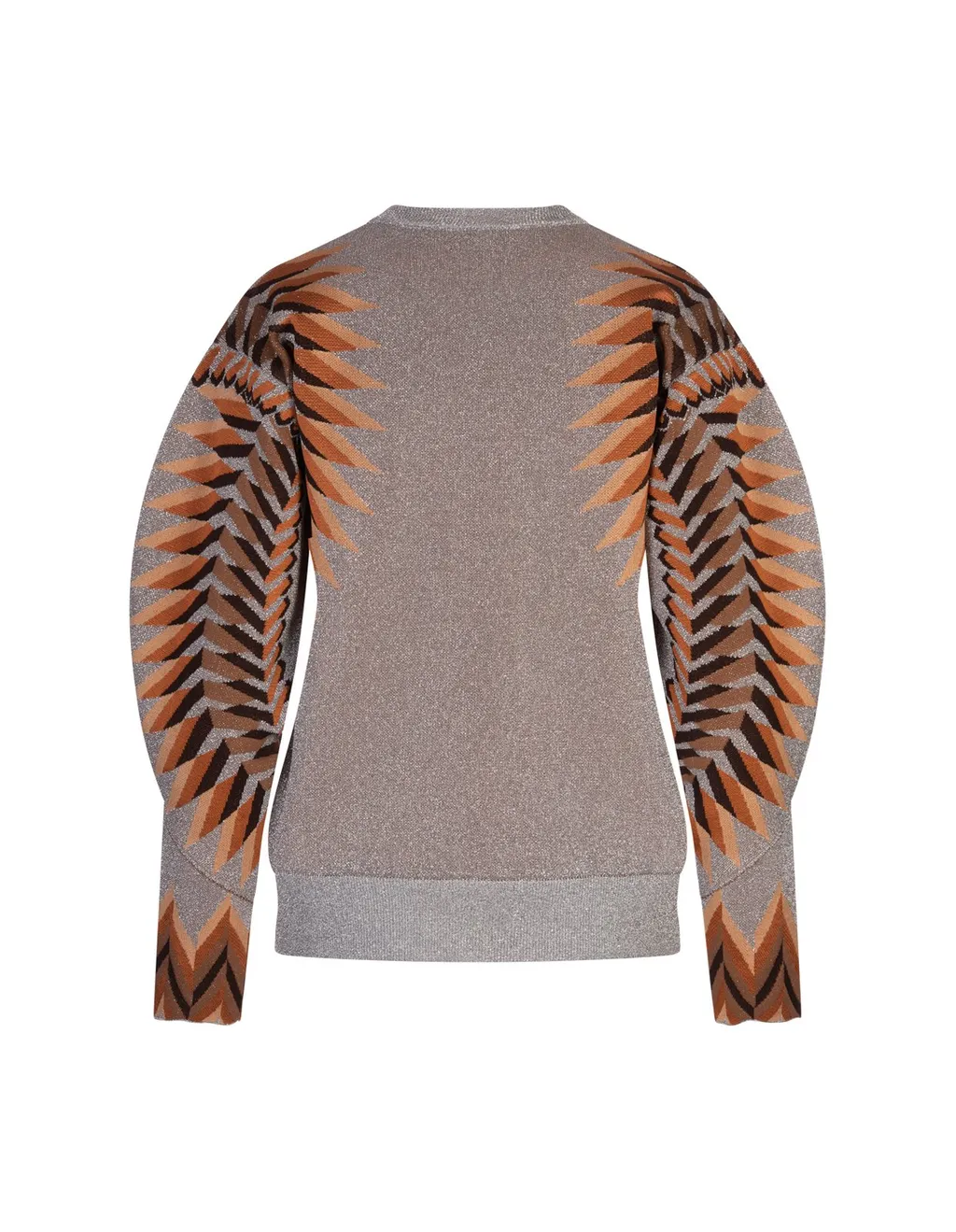 Paco Rabanne Long-Sleeved Lurex Jacquard Jumper