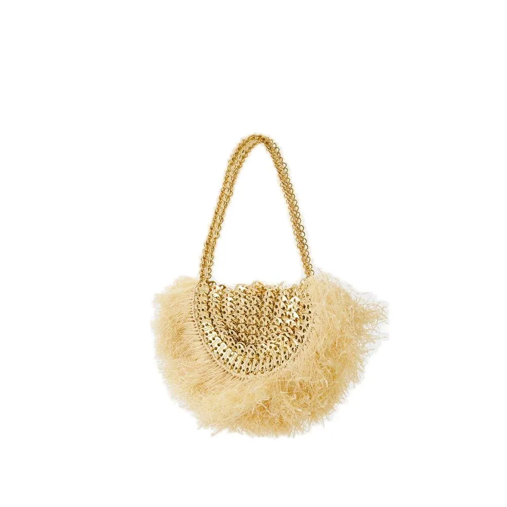 Paco Rabanne Iconic 1969 Frayed Edge Shoulder Bag