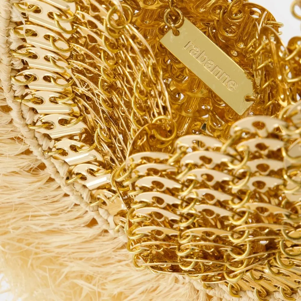 Paco Rabanne Iconic 1969 Frayed Edge Shoulder Bag