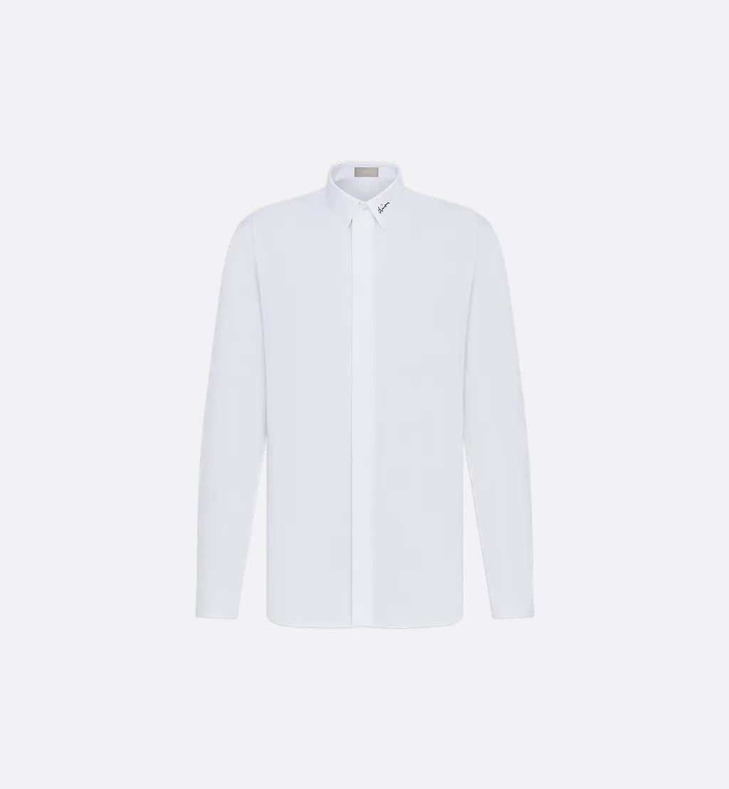 Shirt With Dior Embroidery