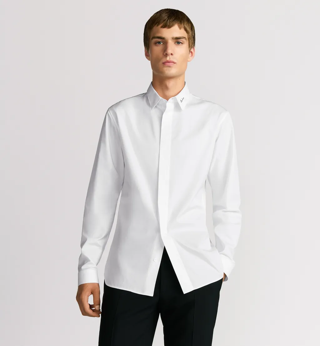Shirt With Dior Embroidery