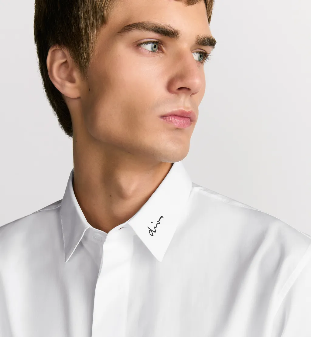 Shirt With Dior Embroidery