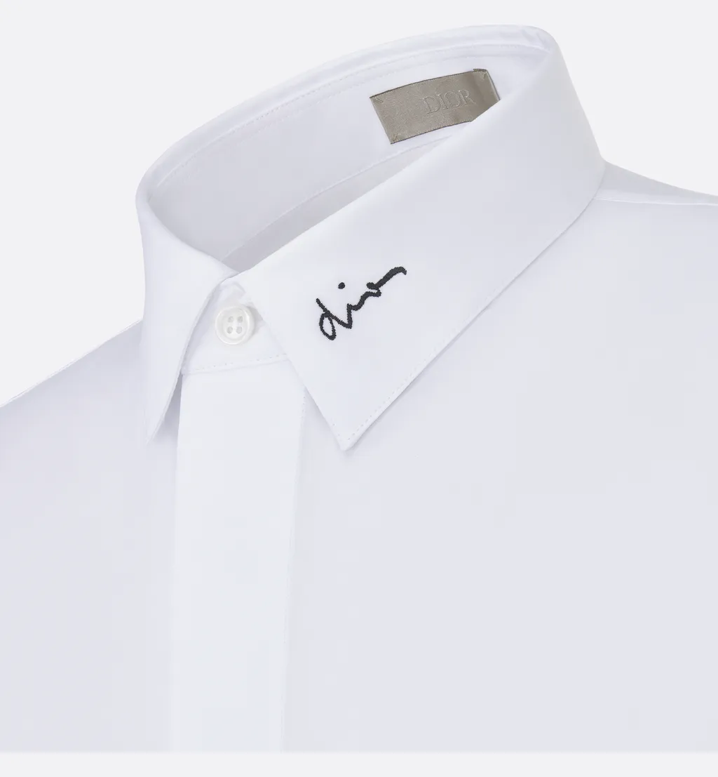 Shirt With Dior Embroidery