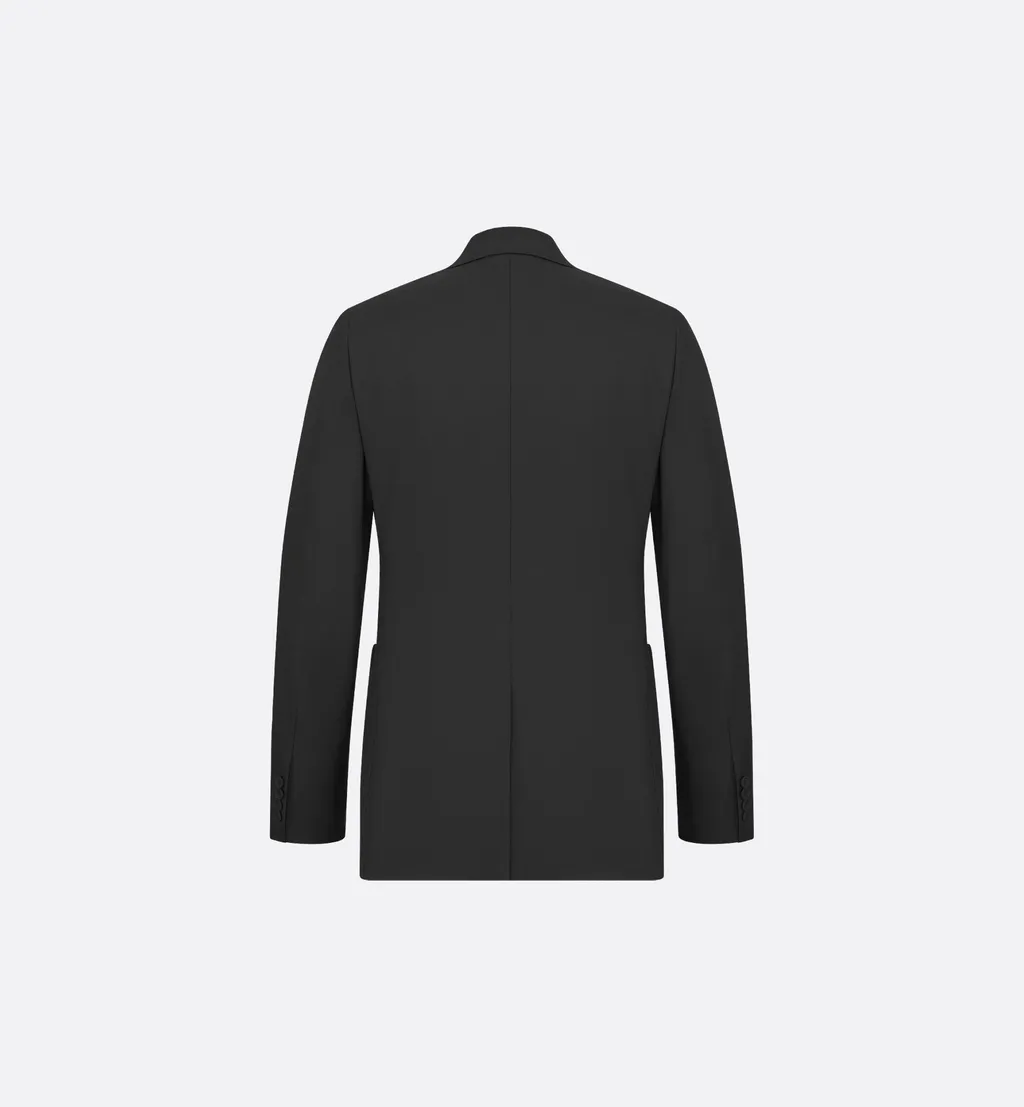 Double-Breasted Jacket With Buttoned Strap