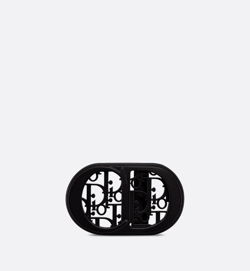 Cd Icon Dior Oblique Cosmo Belt Buckle