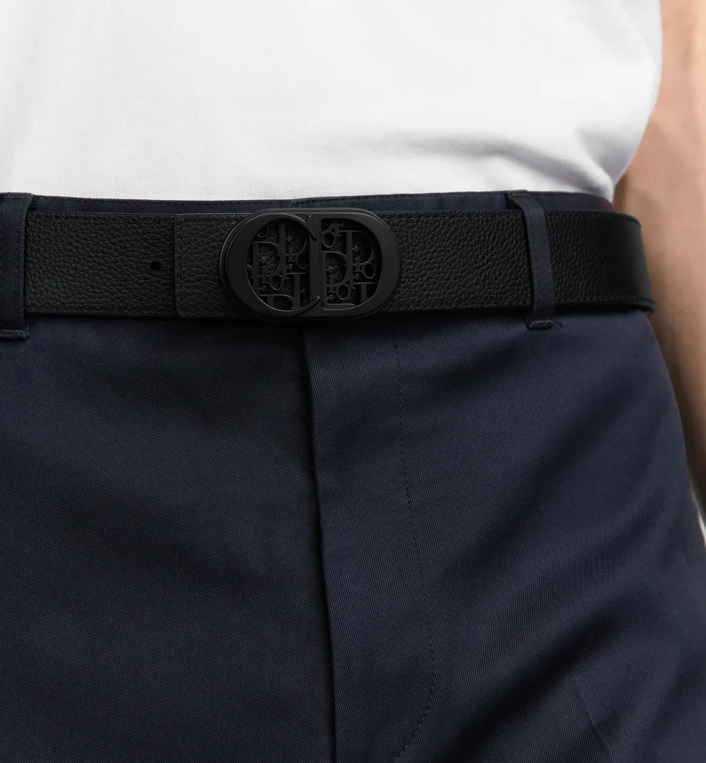 Cd Icon Dior Oblique Cosmo Belt Buckle
