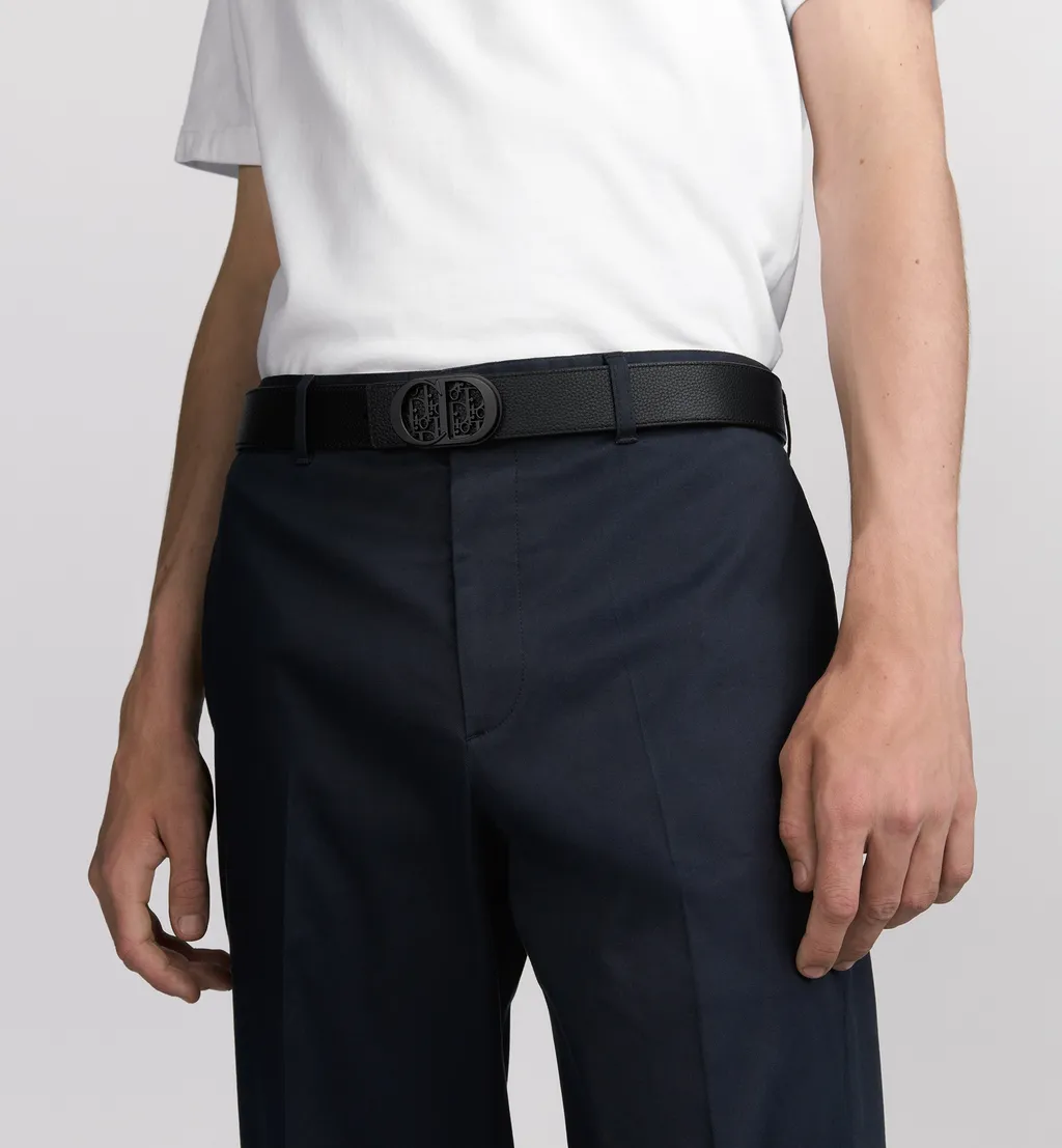 Cd Icon Dior Oblique Cosmo Belt Buckle