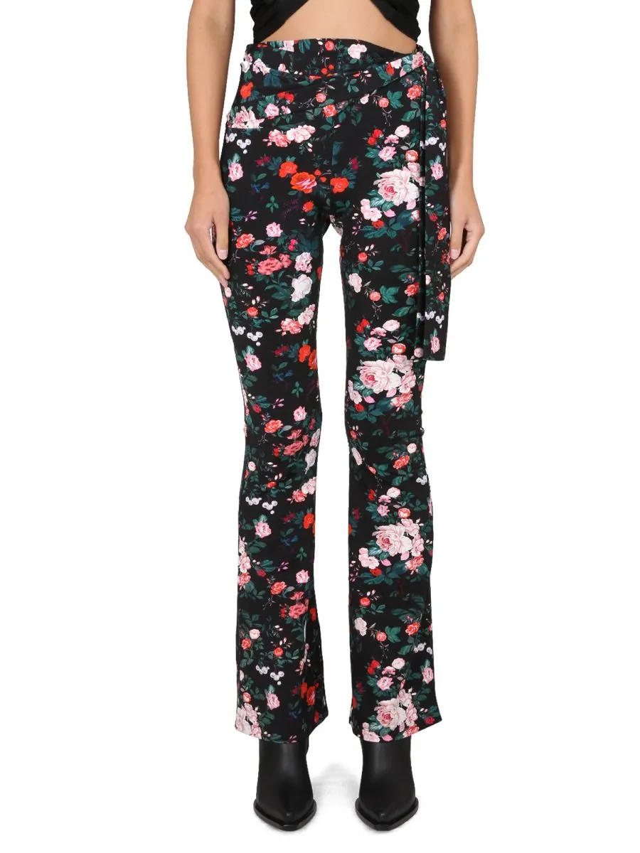 Paco Rabanne Printed Slim Fit Pants