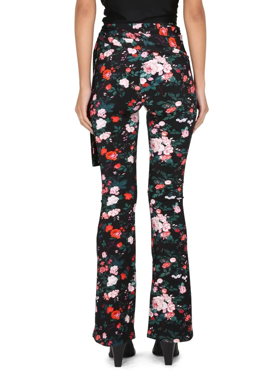 Paco Rabanne Printed Slim Fit Pants