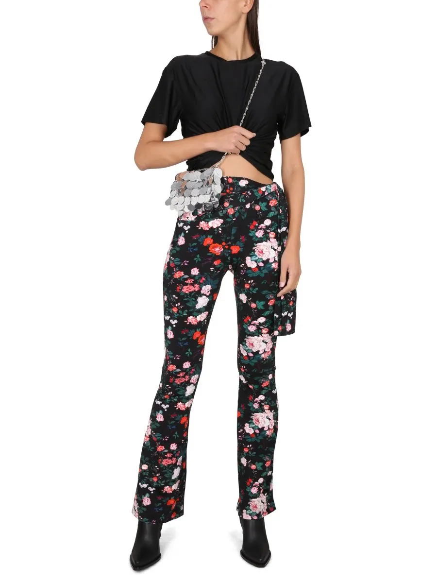 Paco Rabanne Printed Slim Fit Pants