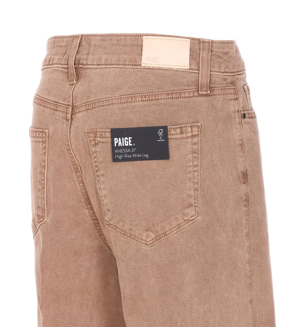 Paige Anessa High-Rise Wide-Leg Jeans